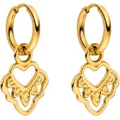 Purelei Brincos 'Heart' ouro