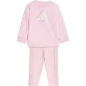 Adidas Fato de treino 'ANIMAL LEGGINGS' castanho claro / cor-de-rosa / branco