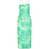 IZIA Vestido azul / verde
