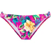 LASCANA Cueca biquíni turquesa / safira / mel / rosa escuro