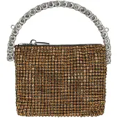 Faina Mala de ombro 'Wristlet' ouro