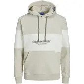 Jack & Jones Sweatshirt 'JORLakewood' bege / estuque / preto