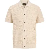 Jack & jones Premium Casaco de malha 'JPRBluhamilton' bege claro