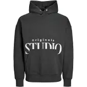 Jack & Jones Sweatshirt 'Vesterbro' antracite / branco