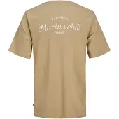 Jack & Jones Camisa 'JPRBLAOcean Club' areia / branco