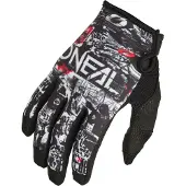 O'Neal Ataque Mayhem Luvas MX Preto/Branco M