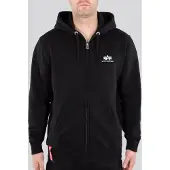 Alpha industries Hoddie c/fecho Basic Preto XL