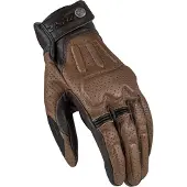 Ls2 Textil Luvas De Couro Perfurado Rust