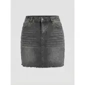 KOROSHI Saia preto denim