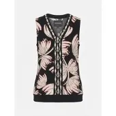 KOROSHI Camisa bege / rosa escurecido / preto