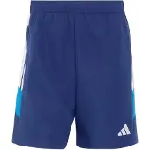 Adidas Calças de desporto 'Tiro Es' azure / azul escuro / branco