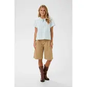 Saint tropez Blusa 'Zalinda' creme / azul claro