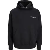 Jack & Jones Sweatshirt 'JORVesterbro' preto / branco