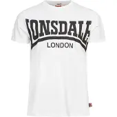 Lonsdale Camisa 'York' cinzento escuro / offwhite