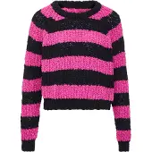 Mymo Pullover rosa / preto