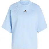 Adidas Camisa funcionais 'Studio' azul claro / castanho