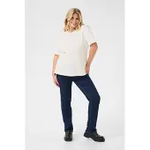 KAFFE CURVE Camisa transparente / branco