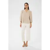 Kaffe Blusa 'KAMilia' taupe