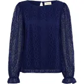 Cream Blusa 'CR Valerie' navy