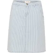 Cream Saia 'Bethany' azul ganga / branco