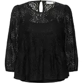 Kaffe Blusa 'Paula' preto