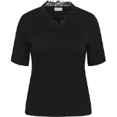 KAFFE CURVE Camisa 'KCCarli' preto