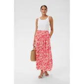 Kaffe Saia 'KAEdita' vermelho / branco