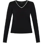 Faina Pullover preto / branco