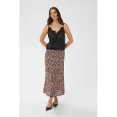 Kaffe Saia 'KALucille' bege / creme / castanho / preto