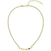 Lacoste Fashion gold-plated Collana da donna Crocodile 2040583