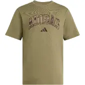 Adidas Camisa funcionais 'Seasonal Essentials' castanho / oliveira