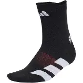 Adidas Meias de desporto 'Adizero' preto / branco
