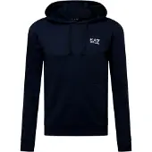 Emporio Armani Sweatshirt azul noturno / branco