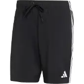 Adidas Calções de surf '3 STRIPES SWIM SHORTS 8' preto / branco