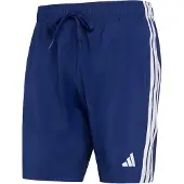 Adidas Calções de surf '3 STRIPES SWIM SHORTS 8' navy / branco