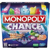 Hasbro Jogo De Tabuleiro Monopoly Chance Versão Em Espanhol