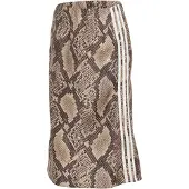 Adidas Saia 'SNAKE PRINT SATIN' bege / castanho claro / castanho escuro / branco