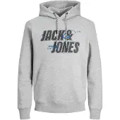 Jack & Jones Sweatshirt 'JCOBlack' azul / acinzentado / preto