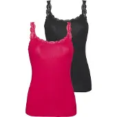 LASCANA Top granadina / preto