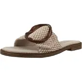 Carmela para mulher. 16241501-BEIGE Sandálias 162415 bege (38), Plano, Nenhum, Casual