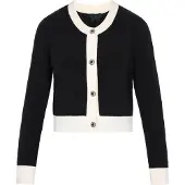 Dreimaster Klassik Casaco de malha 'Classic Look' navy / branco