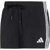 Adidas Calções de surf '3 STRIPES SWIM SHORTS 3' preto / branco