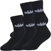 Adidas Meias pelo Tornozelo – Criança (5 pares)