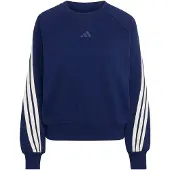 Adidas Sweatshirt de desporto 'KIT 3-STRIPES' azul escuro / branco