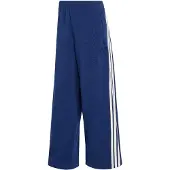 Adidas Calças de desporto 'KIT 3-Stripes Wide' azul escuro / branco