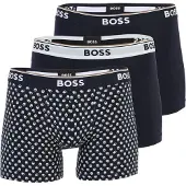 BOSS Boxers 'Power Des' azul / branco