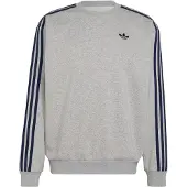 Adidas Sweatshirt 'ADICOLOR 3-STRIPES OVERSIZED' navy / cinzento