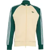 Adidas Originals Casaco em moletão 'SST' camurça / esmeralda / branco