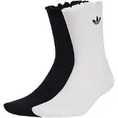 Adidas Originals MEIAS DE CANO MÉDIO COM FOLHOS 2 PARES
