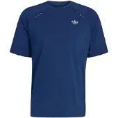 Adidas Camisa 'Essentials' azul escuro / cinzento claro